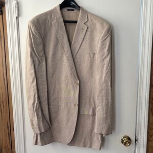 Stafford Light Beige Linen Sport Coat